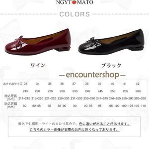 バレエシューズ レディース パンプス リボン フラットヒール スクエアトゥ 合皮 おしゃれ 大人 カジュアル 歩きやすい 軽量 黒 艶あり 美脚 通学 通勤