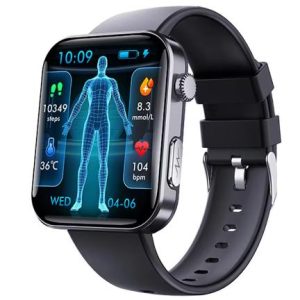 スマートウォッチ 心電図 訳アリ11,980円 血圧 通話機能 心拍数 着信通知 血中酸素 血液組成分析 体組成分析 呼吸率 体温度 音楽・カメラ制御 SOS機能