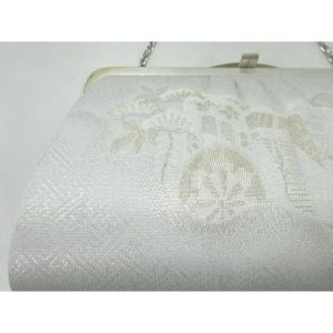 ys7035740;  御所車に松模様織出し和装バッグ【リサイクル】【着】